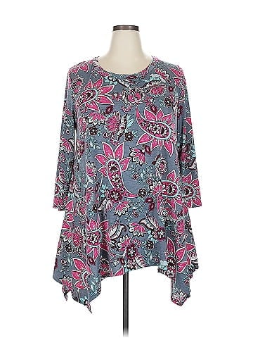 Honeyme 3/4 Sleeve Blouse (view 1)