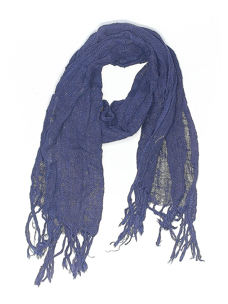 Pre-owned Unbranded Scarf In Blue