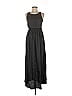 MUNTHE 100% Polyester Black Casual Dress Size 6 - photo 1