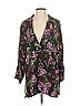 Escada Floral Black Long Sleeve Top Size EU 36 / US 6 - photo 1