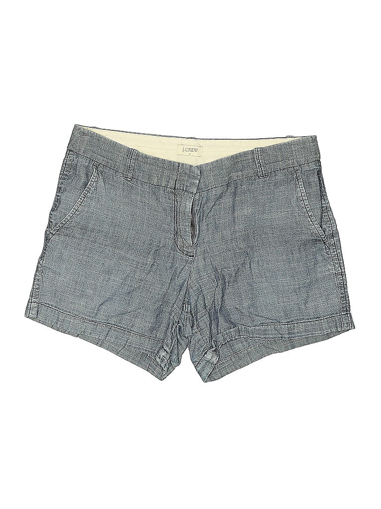 Pre-owned J.crew Factory Store Denim Shorts In Blue