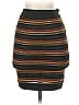 Balmain 100% Laine (wool) Stripes Black Wool Skirt Size EU (FR) 36 / US 4 - photo 1