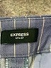 Express 100% Rayon Stripes Blue Cargo Pants Size 4 - photo 3