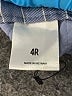 Express 100% Rayon Stripes Blue Cargo Pants Size 4 - photo 4