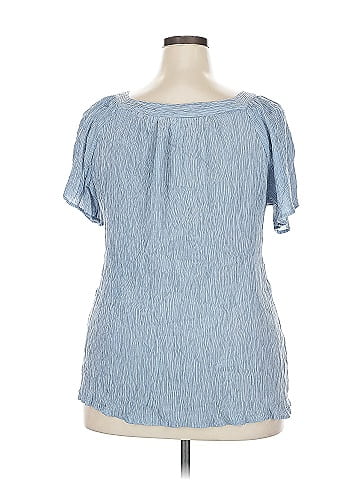 Cj Banks Short Sleeve Blouse (view 2)