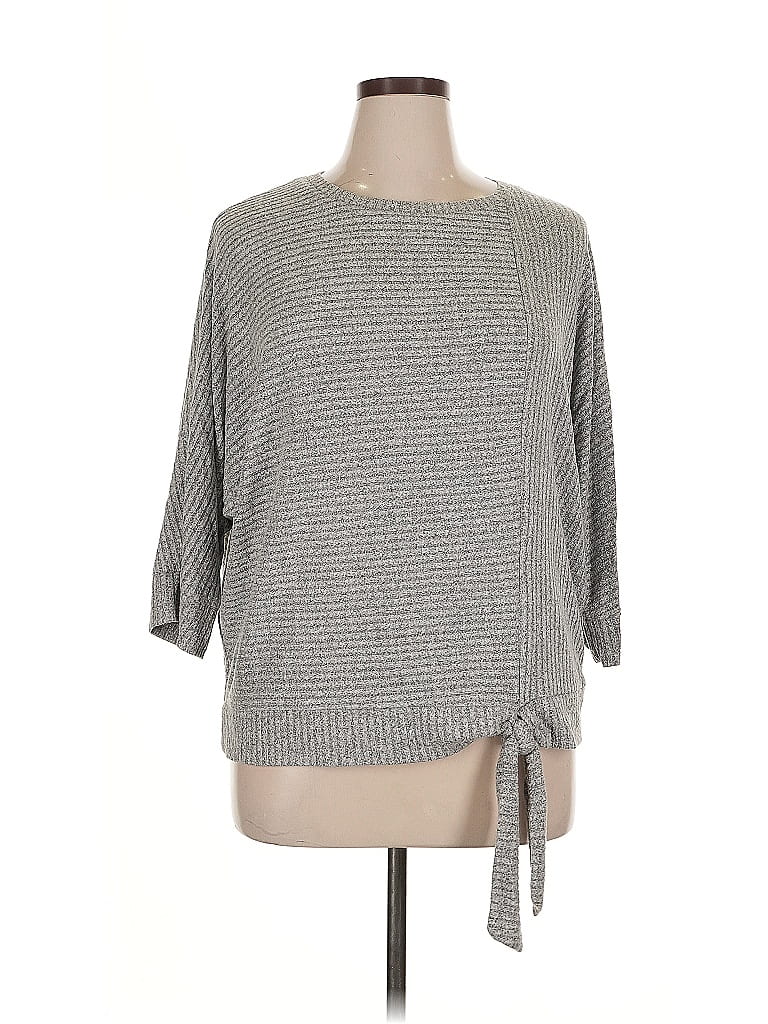 SIMPLY VERA VERA WANG Pre-owned Pullover Sweater In Gray