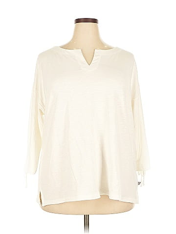 T by Talbots 3/4 Sleeve Top (view 1)