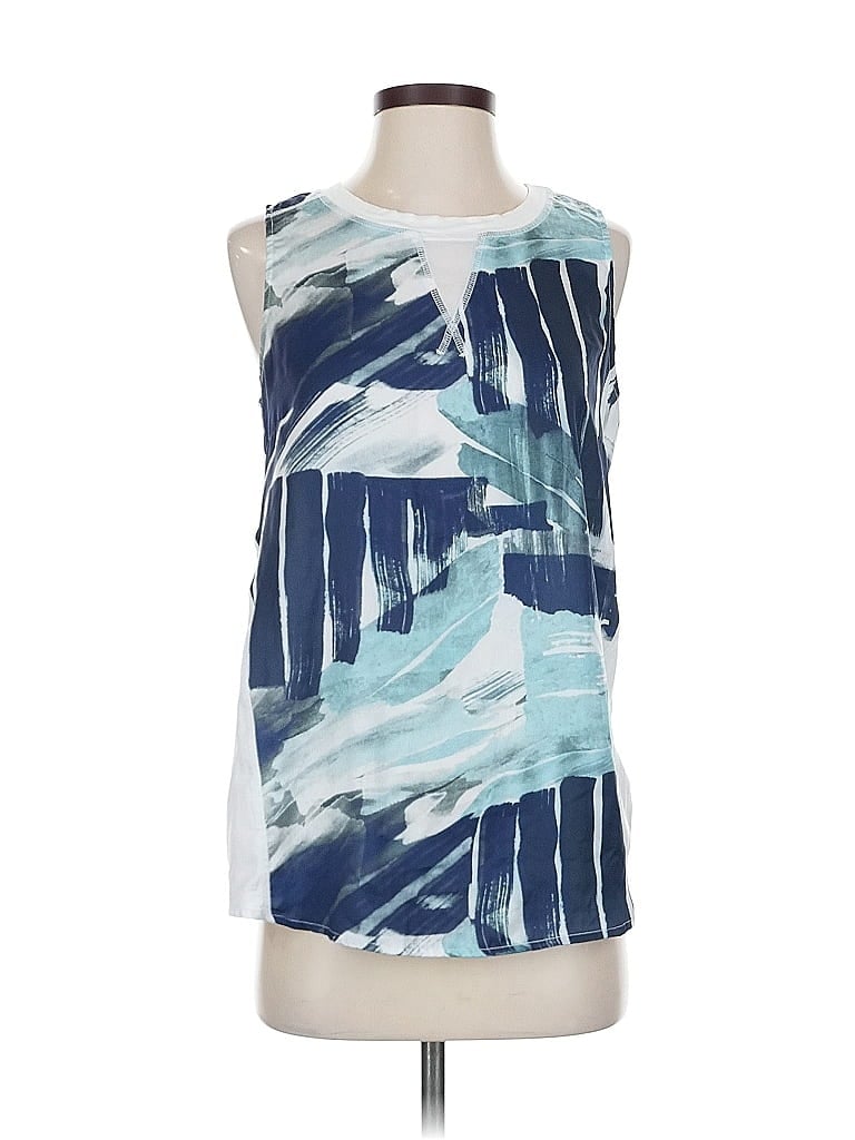 Pre-owned Tribal Jeans Sleeveless T-shirt In Blue