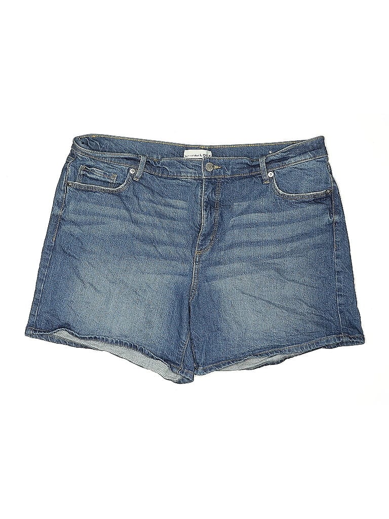 Pre-owned Ann Taylor Loft Denim Shorts In Blue