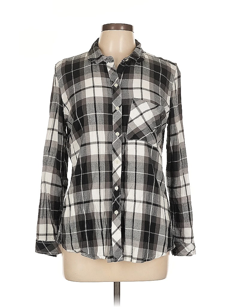 Click to view more detailed imagery on our partner's website Pre-owned Gap Long Sleeve Button Down Shirt In Gray