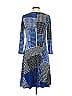 Donna Morgan Graphic Blue Cocktail Dress Size 4 - photo 2