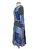 Donna Morgan Graphic Blue Cocktail Dress Size 4 - photo 5