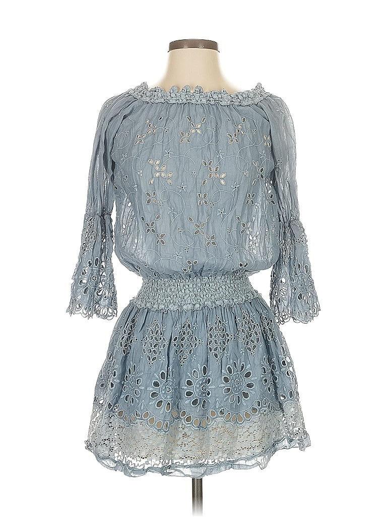 Click to view more detailed imagery on our partner's website Pre-owned Temptation Positano Cocktail Dress In Blue