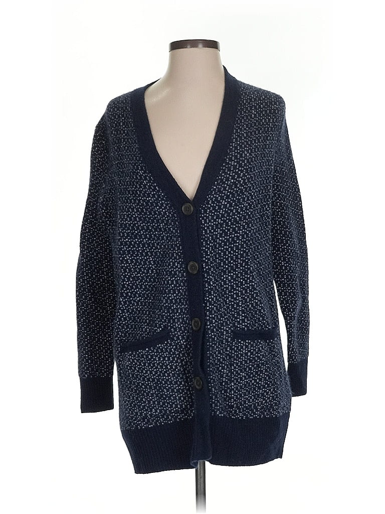 Pre-owned Madewell Cardigan Sweater In Blue