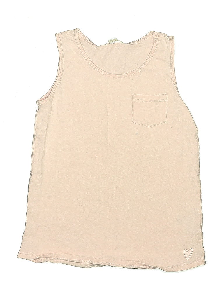 Pre-owned Crewcuts Kids' Sleeveless T-shirt In Brown