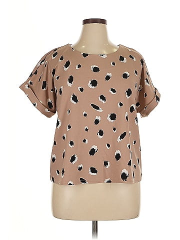 MELLODAY Short Sleeve Blouse (view 1)