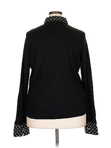 Lauren by Ralph Lauren Long Sleeve Silk Top (view 2)
