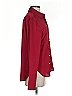 Anne Klein 100% Polyester Burgundy Red Long Sleeve Blouse Size S - photo 4
