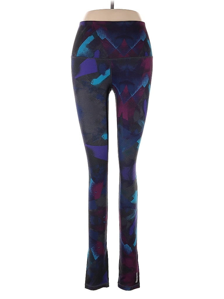 Pre-owned Reebok Leggings In Blue