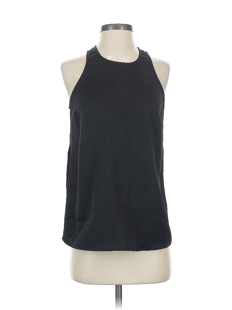 Pre-owned Sugar Lips Sleeveless Top Black Halter Neckline Tops