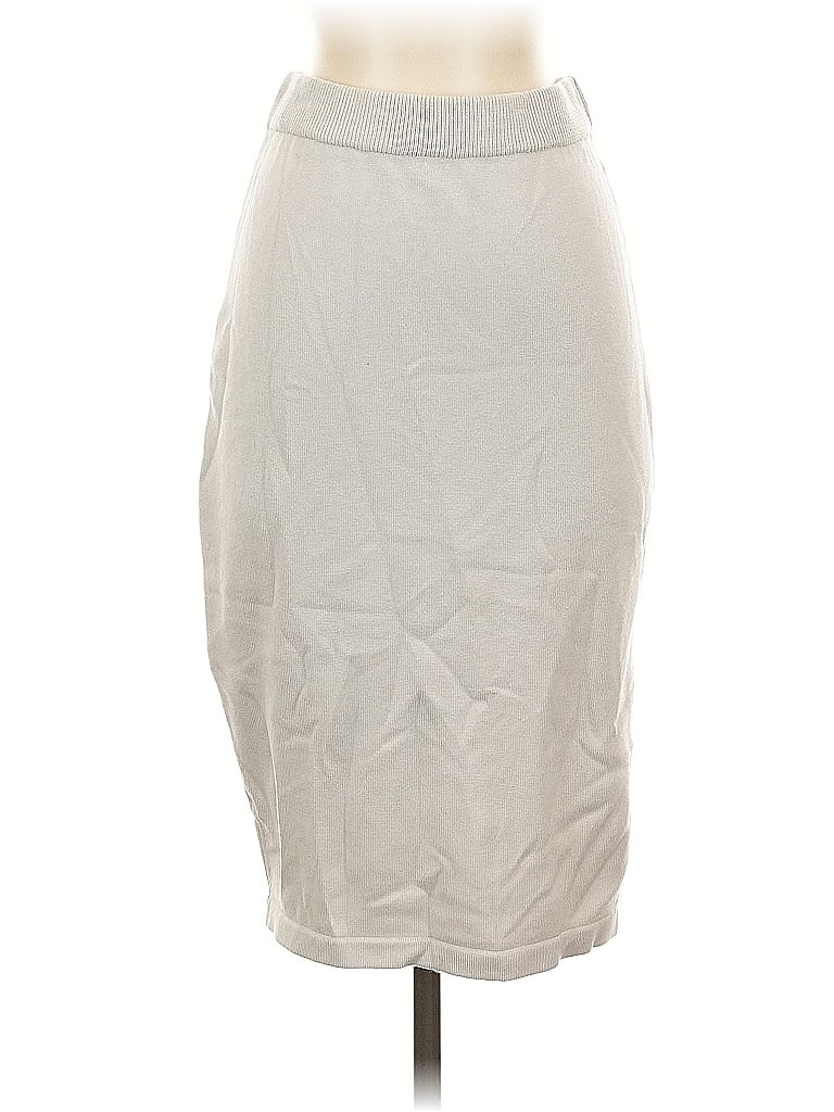 Pre-owned Unbranded Formal Skirt In White
