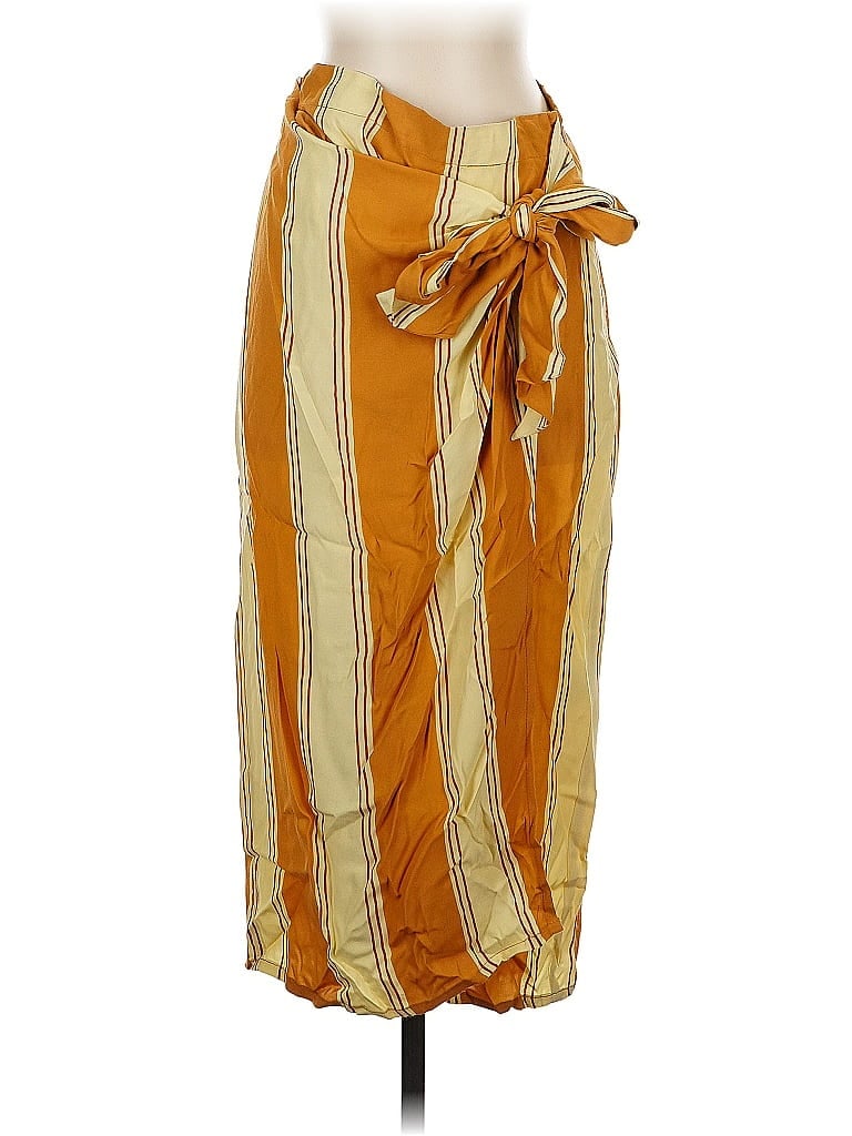 Click to view more detailed imagery on our partner's website Pre-owned Faithfull The Brand Casual Skirt In Yellow