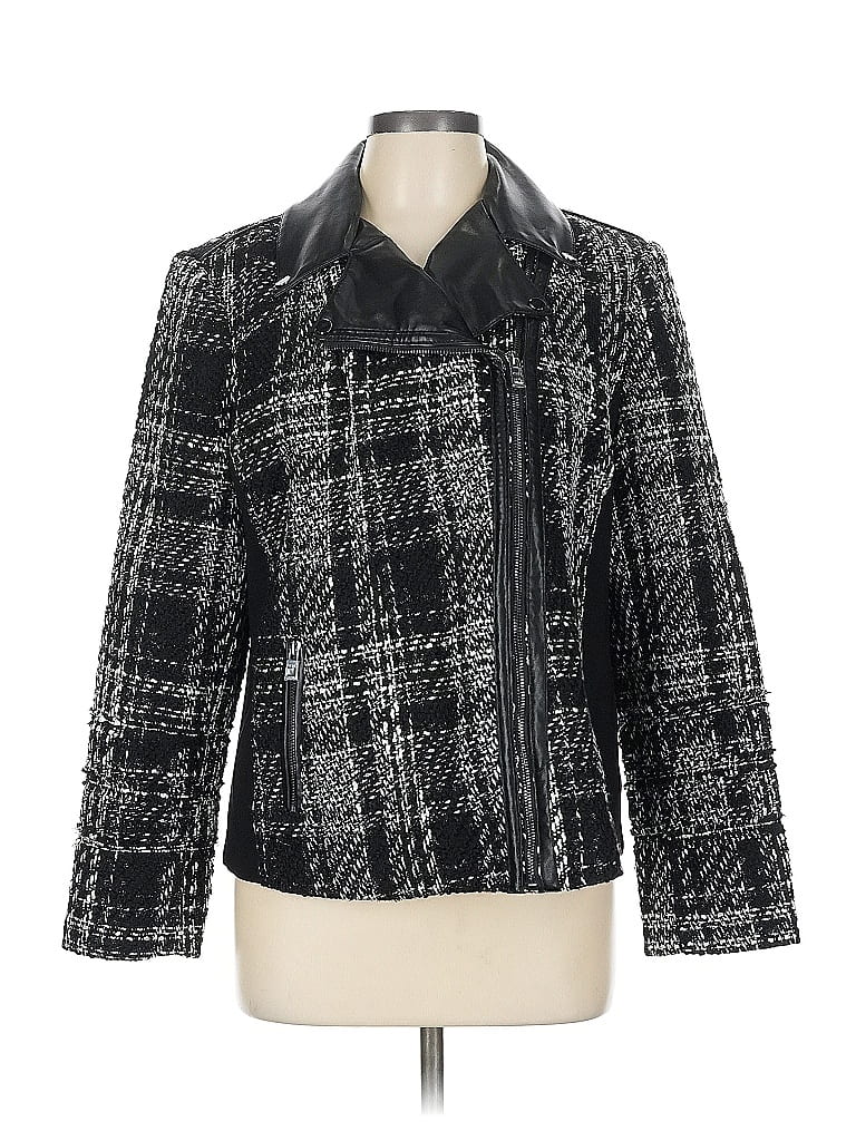 Pre-owned Chico's Coat In Gray