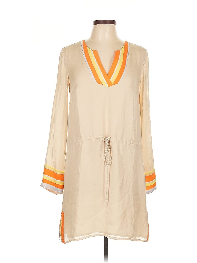 Pre-owned Madison Marcus Casual Dress In Brown