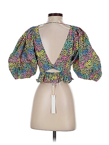 For Love & Lemons 3/4 Sleeve Blouse (view 2)