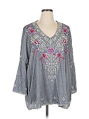 Johnny Was 3/4 Sleeve Blouse