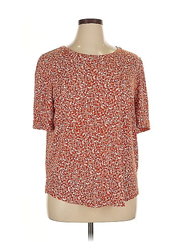 Adrianna Papell Short Sleeve Blouse (view 1)