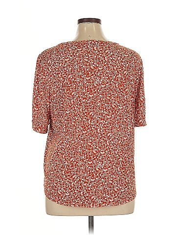 Adrianna Papell Short Sleeve Blouse (view 2)