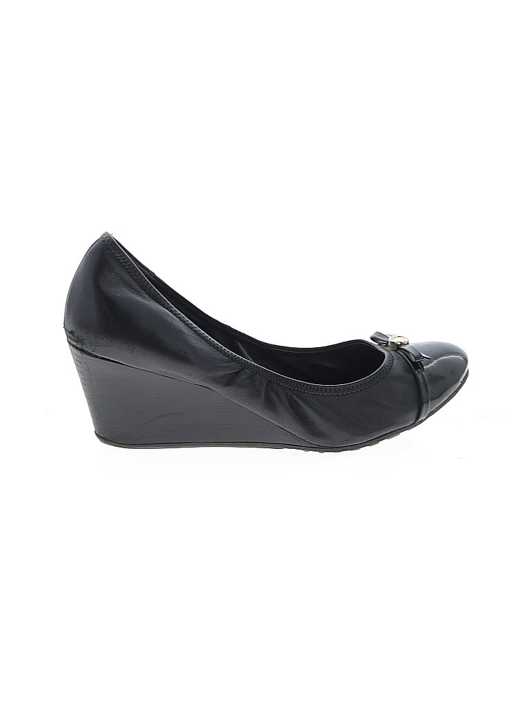 Pre-owned Cole Haan Wedges In Black