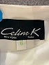 Celine K 100% Polyester Color Block Ivory Cocktail Dress Size 6 - photo 4