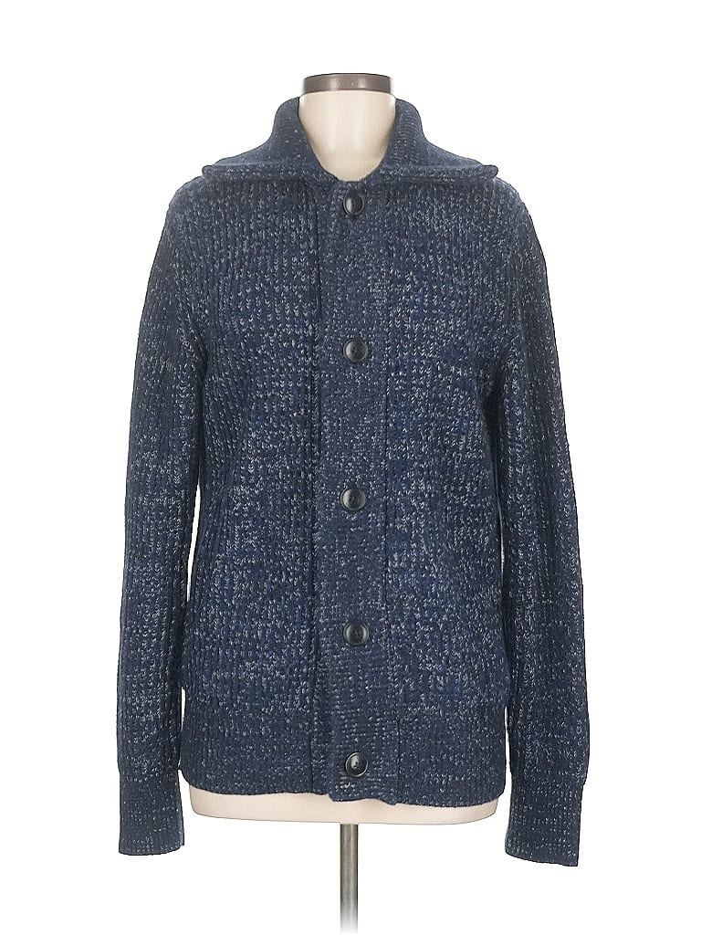 Pre-owned Ted Baker Cardigan Sweater In Blue