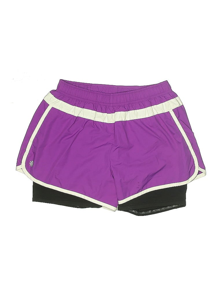 Pre-owned Athleta Athletic Shorts In Purple