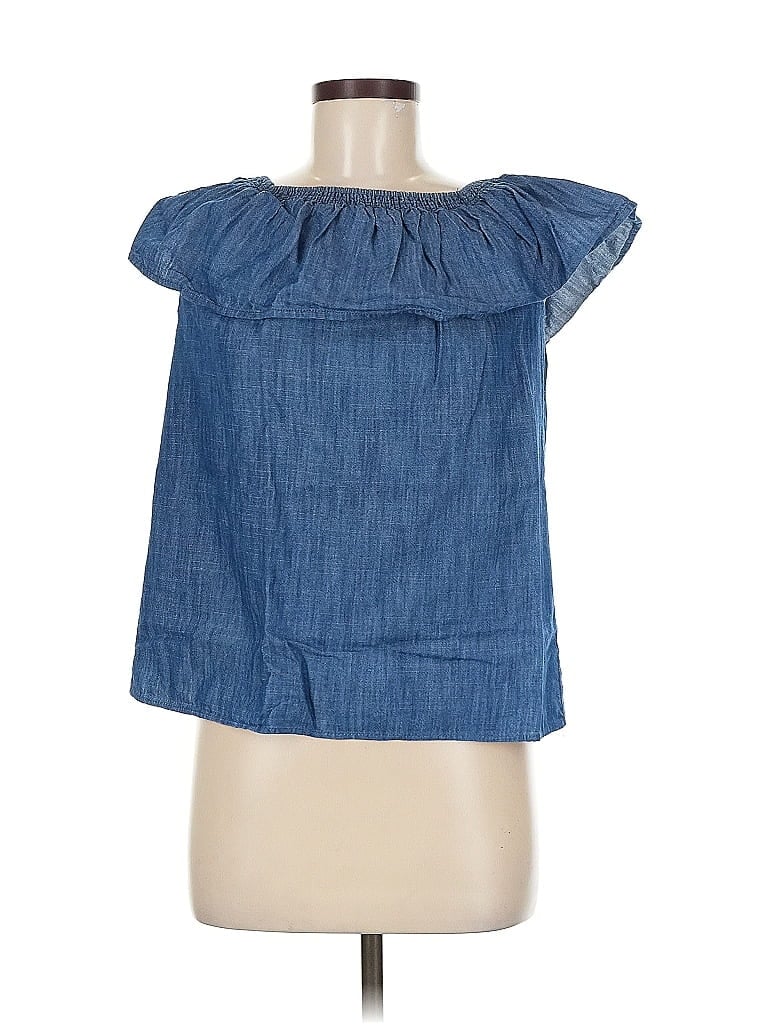 Pre-owned Soft Joie Sleeveless Blouse In Blue