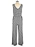Max Studio Houndstooth Gray Jumpsuit Size XS - photo 2