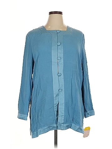 Adrianna Papell 3/4 Sleeve Silk Top (view 1)
