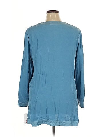 Adrianna Papell 3/4 Sleeve Silk Top (view 2)