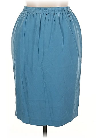 Adrianna Papell Silk Skirt (view 1)