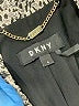 DKNY Animal Print Silver Ivory Blazer Size 4 - photo 6