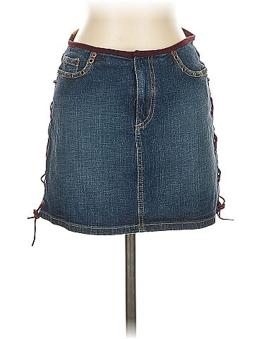 Rock & Republic Denim Skirt (view 1)
