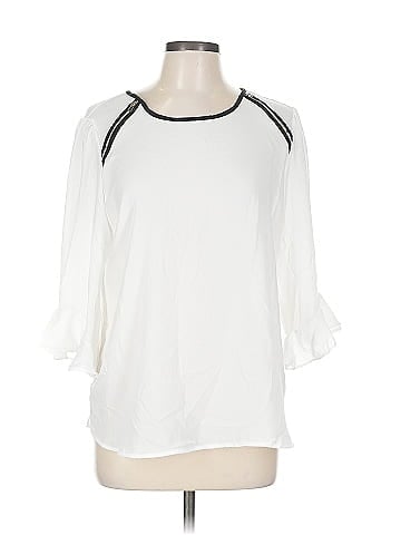 7th Avenue Design Studio New York & Company 3/4 Sleeve Blouse (view 1)
