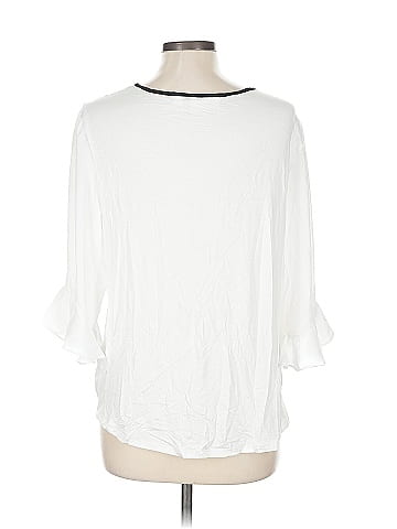 7th Avenue Design Studio New York & Company 3/4 Sleeve Blouse (view 2)