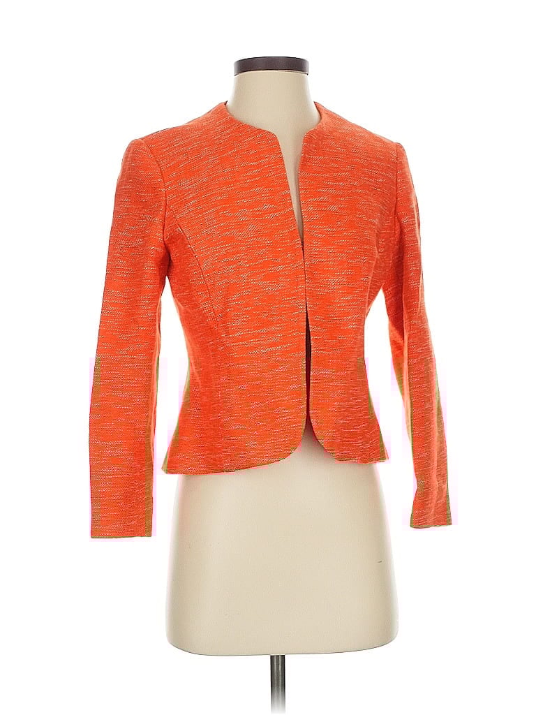 Click to view more detailed imagery on our partner's website Pre-owned Anne Klein Blazer Jacket In Orange
