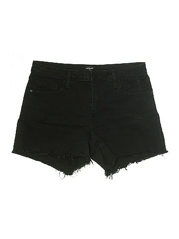Just Black Denim Shorts (view 1)