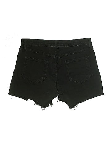Just Black Denim Shorts (view 2)