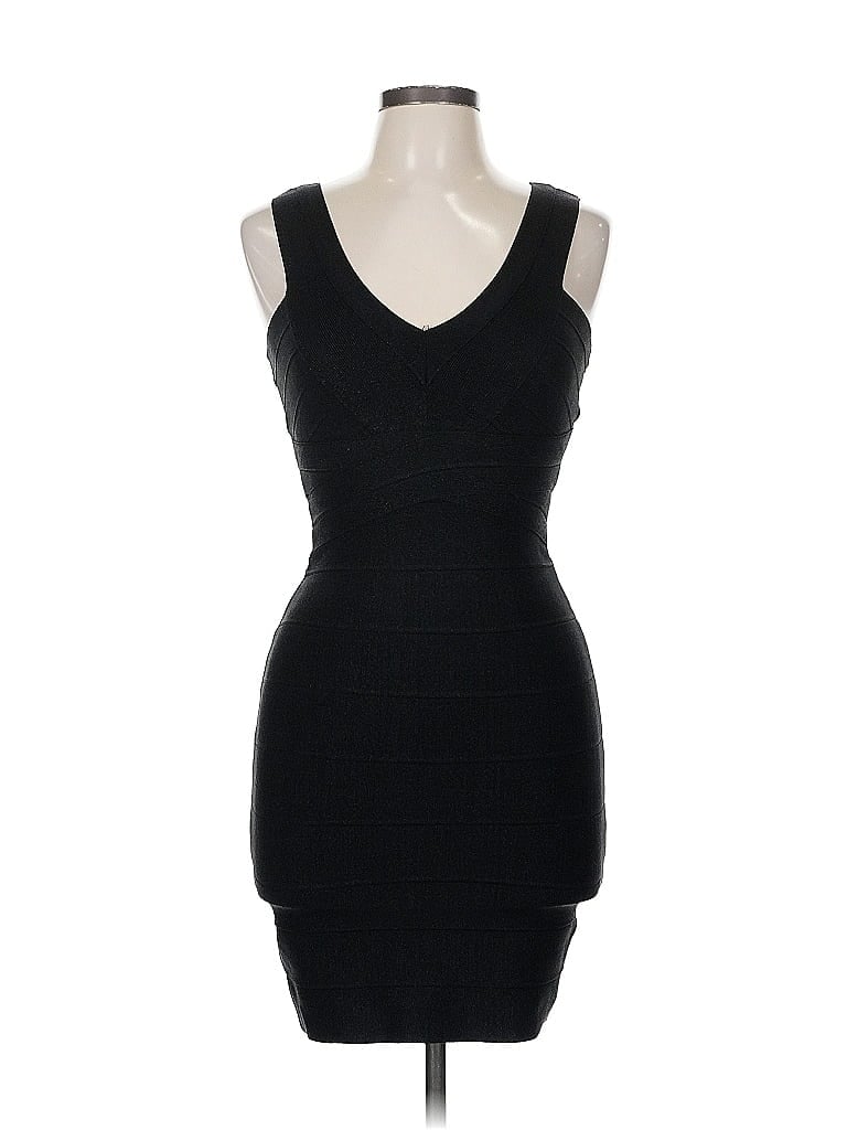 Pre-owned Bebe Cocktail Dress In Black