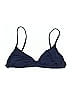 Eberjey Solid Blue Swimsuit Top Size L - photo 1